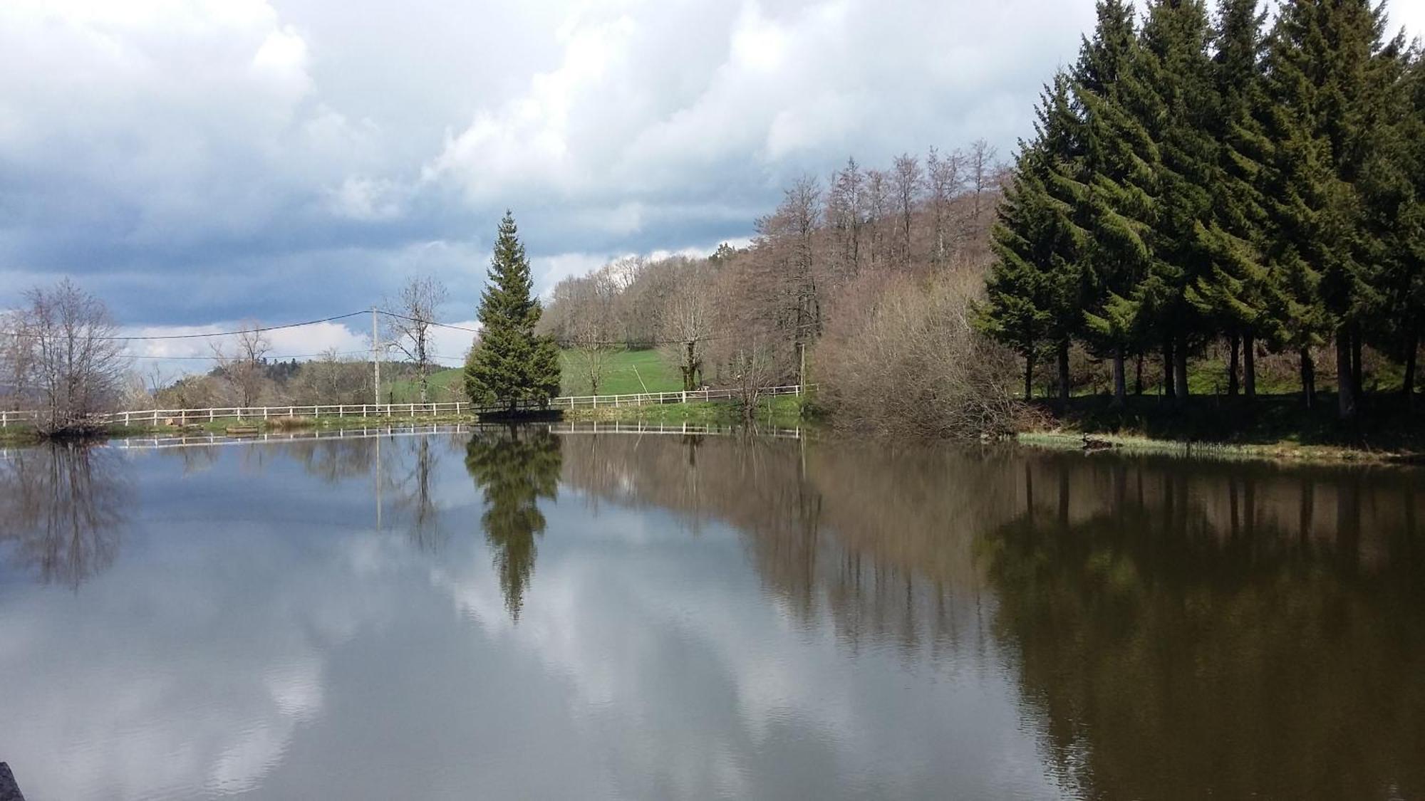 Camping De Flechat Hotell Orcival Eksteriør bilde