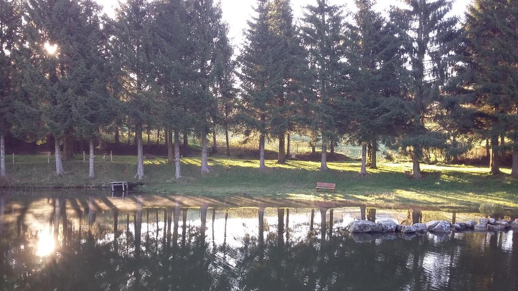 Camping De Flechat Hotell Orcival Eksteriør bilde