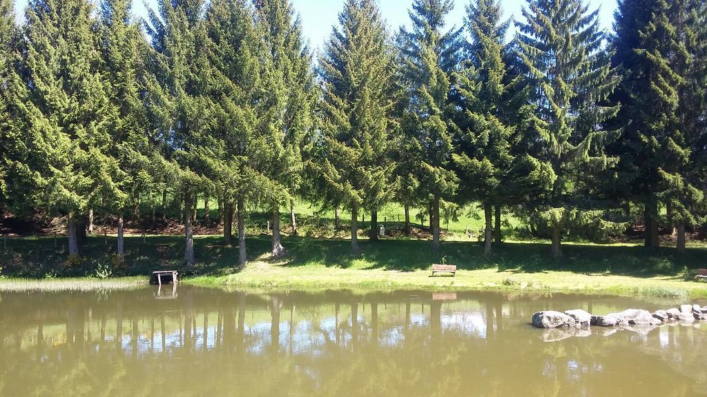 Camping De Flechat Hotell Orcival Eksteriør bilde